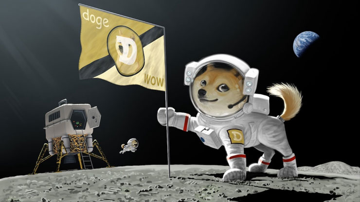 Dogecoin Projected to Actually Go to the Moon 2
