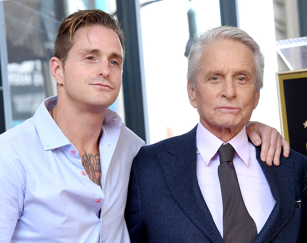 Michael Douglas and his son Cameron