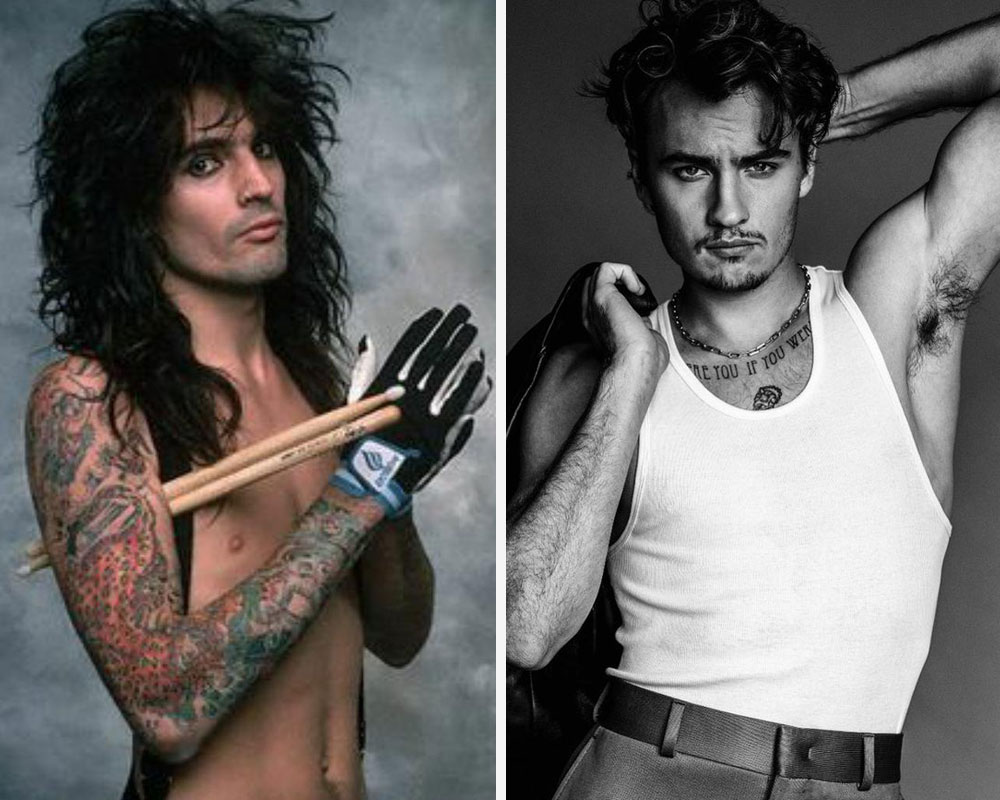 Tommy Lee and Brandon Thomas Lee at 23